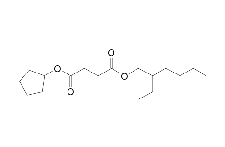 Succinic acid, 2-ethylhexyl cyclopentyl ester