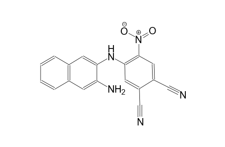 1,2-benzenedicarbonitrile, 4-[(3-amino-2-naphthalenyl)amino]-5-nitro-