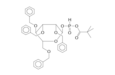 2,3,4,6-Tetra-o-benzyl-alpha-D-mannopyranosyl(pivaloyl)phosphite