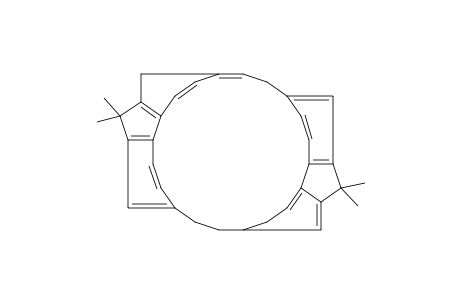 1,20:6,3:9,12:14,17-Tetramethenodicyclopenta[a,k]cycloeicosene, 2,7,8,13,18,19-hexahydro-2,2,13,13-tetramethyl-, stereoisomer