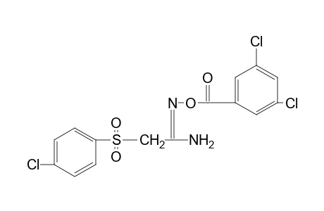 2-[(p-chlorophenyl)sulfonyl]-O-(3,5-dichlorobenzoyl)acetamidoxime