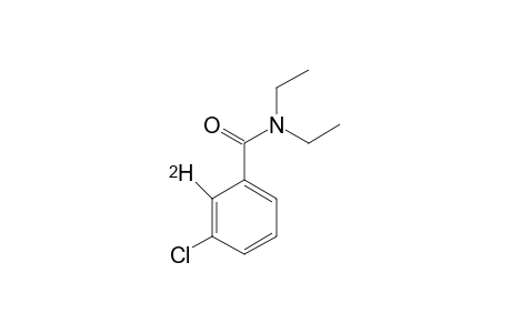 3-Chlor-2-deutero-N,N-diethylbenzamide