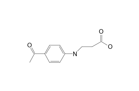 4-Acetylanilino-.beta.-propionic acid