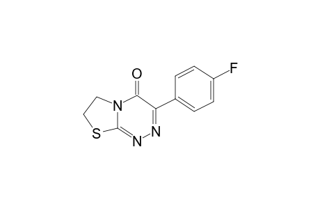 6,7-dihydro-3-(p-fluorophenyl)-4H-thiazolo[2,3-c]-as-triazin-4-one