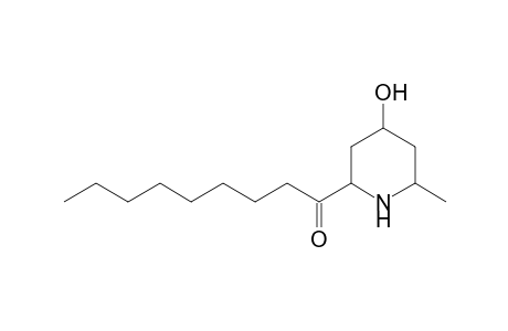 4-Hydroxy-2-methyl-6-(nonanoyl)-piperidine