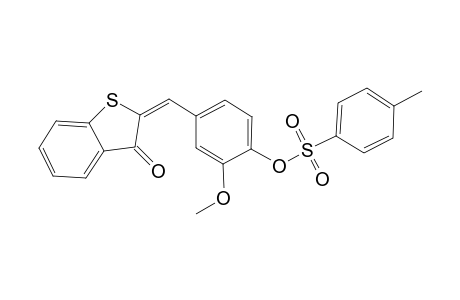 benzo[b]thiophen-3(2H)-one, 2-[[3-methoxy-4-[[(4-methylphenyl)sulfonyl]oxy]phenyl]methylene]-, (2E)-