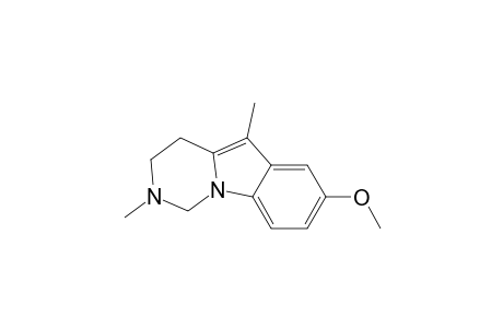 7-Methoxy-2,5-dimethyl-1,2,3,4-tetrahydropyrimido(1,6-a)indole