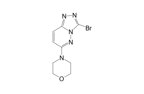 4-(3-bromanyl-[1,2,4]triazolo[4,3-b]pyridazin-6-yl)morpholine