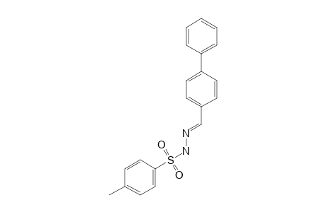 p-toluenesulfonic acid, (p-phenylbenzylidene)hydrazide