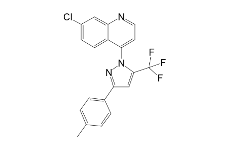 4-[3-(4-METHYLPHENYL)-5,5,5-TRIFLUOROMETHYL-1H-PYRROL-1-YL]-7-CHLOROQUINOLINE