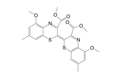 .delta.2,2'-Bis[3-methoxycarbonyl-5-methoxy-7-methyl-2H-1,4-benzothiazine]