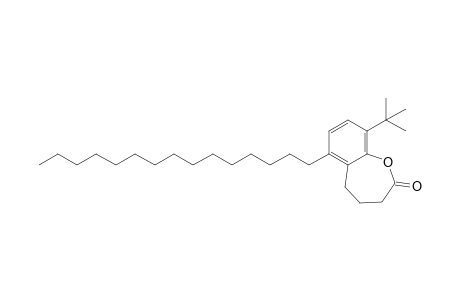 9-tert-Butyl-6-n-pentadecyl-4,5-dihydro-3H-benzo[b]oxepin-2-one