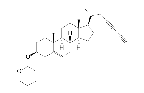 20-(R)-(penta-2',4'-diynyl)-3-β-(tetrahydro-pyran-2-yloxy)-pregn-5-ene