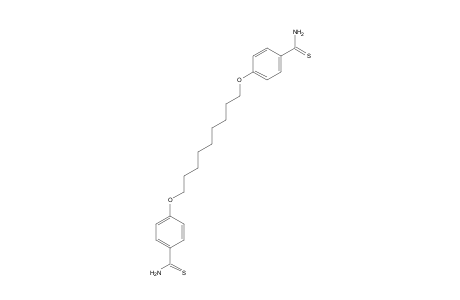 4,4'-(NONAMETHYLENEDIOXY)BIS[THIOBENZAMIDE]