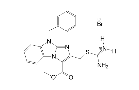 amino({[9-benzyl-3-(methoxycarbonyl)-9H-imidazo[1,2-a]benzimidazol-2-yl]methyl}sulfanyl)methaniminium bromide