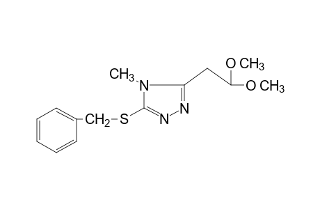 5-(BENZYLTHIO)-4-METHYL-4H-1,2,4-TRIAZOLE-3-ACETALDEHYDE, DIMETHYL ACETAL