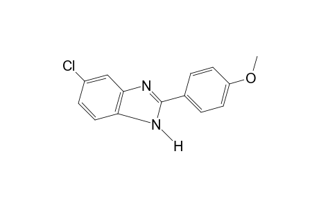 5(or 6)-chloro-2-(p-methoxyphenyl)benzimidazole