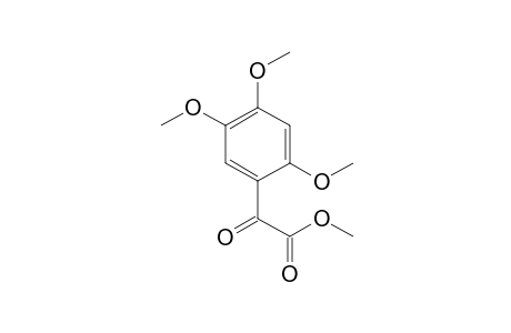 (2,4,5-trimethoxyphenyl)glyoxylic acid, methyl ester