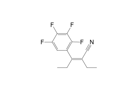 (Z)-3-(2,3,4,5-tetrafluorophenyl)-2-ethylpent-2-enenitrile