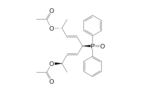 (2SR,8SR)-(E,E)-5-DIPHENYLPHOSPHONYL-NONA-3,6-DIENE-2,8-DIYL-DIACETATE;anti-SYN-ISOMER