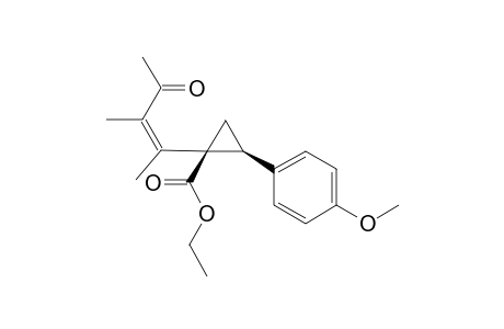 Ethyl cis-2-(4-methoxyphenyl)-1-((Z)-3-methyl-4-oxopent-2-en-2-yl)cyclopropane-1-carboxylate