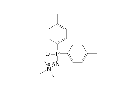 Hydrazinium, 2-[bis(4-methylphenyl)phosphinyl]-1,1,1-trimethyl-, hydroxide, inner salt