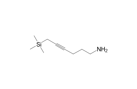 6-Trimethylsilyl-4-hexynyl-1-amine