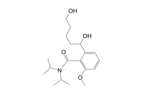 2-(1',5'-dihydroxypentyl)-6-methoxy-N,N-bis(methylethyl)benzamide