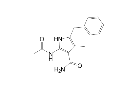 2-Acetylamino-4-methyl-5-benzylpyrrole-3-carboxamide