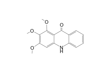 TODDALIOPSIN_A;1,2,3-TRIMETHOXYACRIDONE