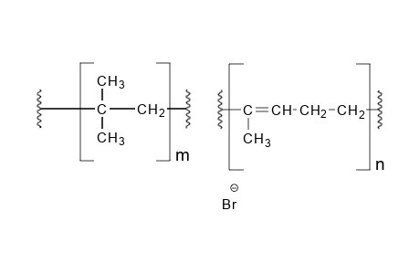 Poly(isobutylene-co-isoprene 1.5%), brominated  2.1%