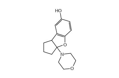 3a-morpholino-2,3,3a,8b-tetrahydro-1H-cyclopenta[b]benzofuran-7-ol