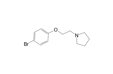 1-[2-(p-bromophenoxy)ethyl]pyrrolidine