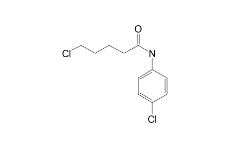 5-Chlorovaleramide, N-(4-chlorophenyl)-