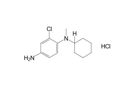 2-chloro-N1-cyclohexyl-N1-methyl-p-phenylenediamine, monohydrochloride