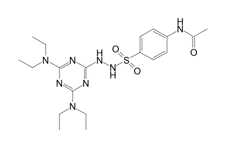 N-acetylsulfanilic acid, 2-[4,6-bis(diethylamino)-s-triazin-2-yl]hydrazide