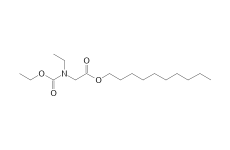 Glycine, N-ethyl-N-ethyloxycarbonyl-, decyl ester