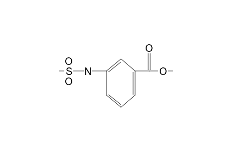 m-(methanesulfonamido)benzoic acid, methyl ester