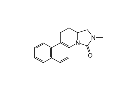 2-METHYL-1,11,12,12a-TETRAHYDROBENZ[f]IMIDAZO[1,5-a]QUINOLIN-3(2H)-ONE