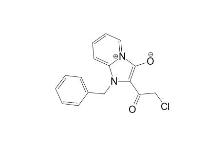 1H-Imidazo[1,2-a]pyridin-4-ium, 2-(chloroacetyl)-3-hydroxy-1-(phenylmethyl)-, hydroxide, inner salt
