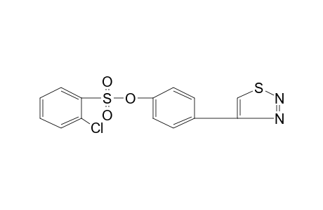 o-chlorobenzenesulfonic acid, p-(1,2,3-thiadiazol-4-yl)phenyl ester