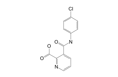 3-[(p-chlorophenyl)carbamoyl]picolinic acid