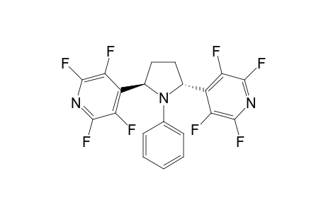 2,3,5,6-tetrafluoro-4-[(2R,5R)-1-phenyl-5-(2,3,5,6-tetrafluoro-4-pyridyl)pyrrolidin-2-yl]pyridine