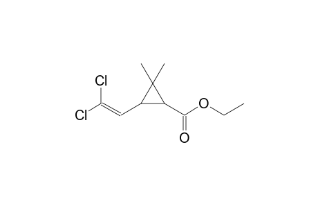 Ethyl 3-(2,2-dichlorovinyl)-2,2-dime-1-cy-clopropanecarboxylate