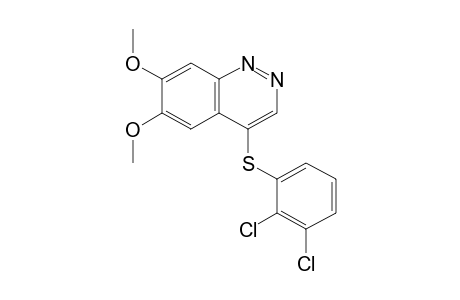 4-[(2,3-DICHLOROPHENYL)THIO]-6,7-DIMETHOXYCINNOLINE