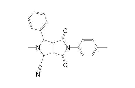 anti-endo-4-cyano-1,3,3a,4,6,6a-hexahydro-2-(4-methylphenyl)-5-methyl-6-phenyl-2H,5H-pyrrolo[3,4-c]pyrrol-1,3-dione