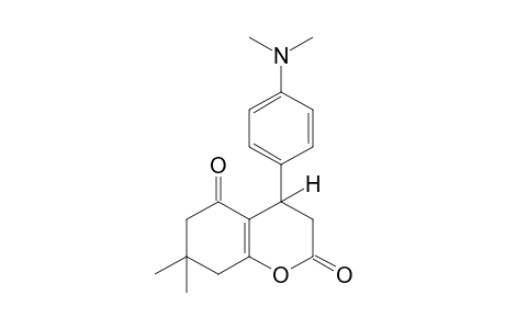 7,7-dimethyl-4-[p-(dimethylamino)phenyl]-3,4,7,8-tetrahydro-2H-1-benzopyran-2,5(6H)-dione