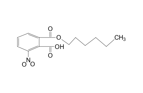 3-nitrophthalic acid, 1-hexyl ester