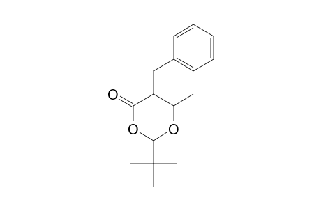 5-Benzyl-2-tert-butyl-6-methyl-1,3-dioxan-4-one