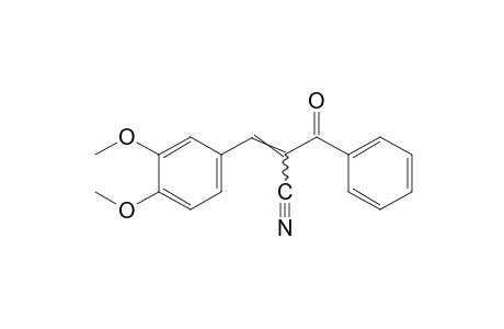 alpha-benzoyl-3,4-dimethoxycinnamonitrile
